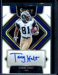 2021 Panini Select Torry Holt Auto White /35 Rams