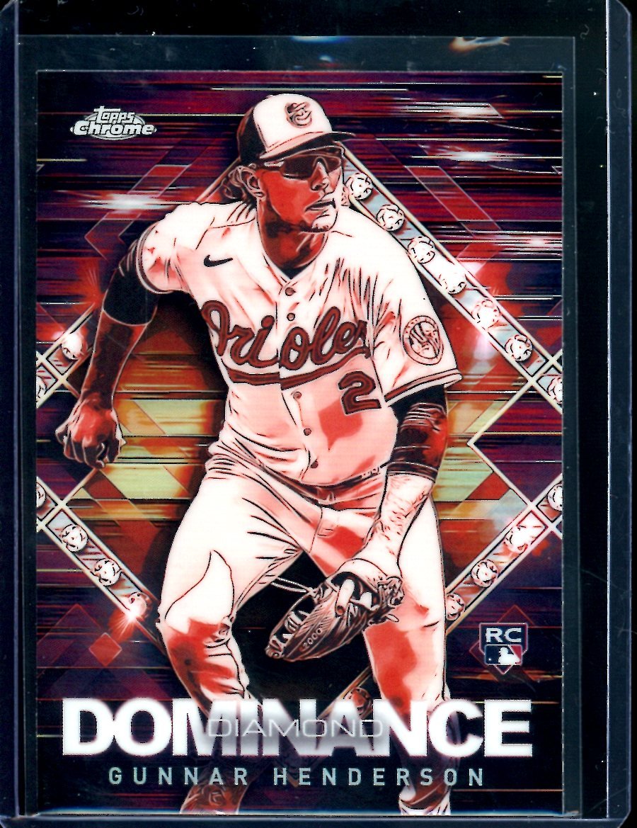 2023 Topps Chrome Update Gunnar Henderson Rookie Dominance SP Orioles