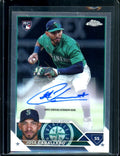 2023 Topps Chrome Update Jose Caballero Rookie Auto Mariners