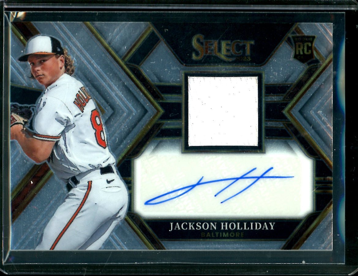 2023 Panini Select Jackson Holliday Patch Auto Orioles