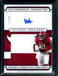 2023 Panini National Treasures Collegiate Will Anderson Jr. Silhouette Signatures Patch Auto /25 Alabama