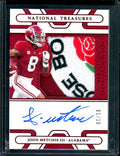 2023 Panini National Treasures Collegiate John Metchie III Patch Auto /10 Alabama