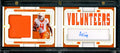 2023 Panini National Treasures Collegiate Cedric Tillman Rookie RPA Booklet /49 Tennessee