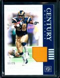 2019 Panini National Treasures Marshall Faulk Century Materials Patch /25 Rams