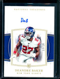 2019 Panini National Treasures Deandre Baker Rookie Auto /10 Giants