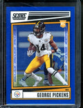 2022 Panini Chronicles Score George Pickens Rookie Blue /35 Steelers