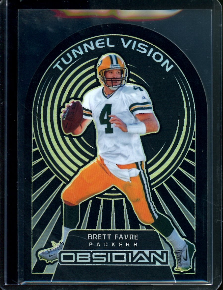 2022 Panini Obsidian Brett Favre Tunnel Vision /15 Packers