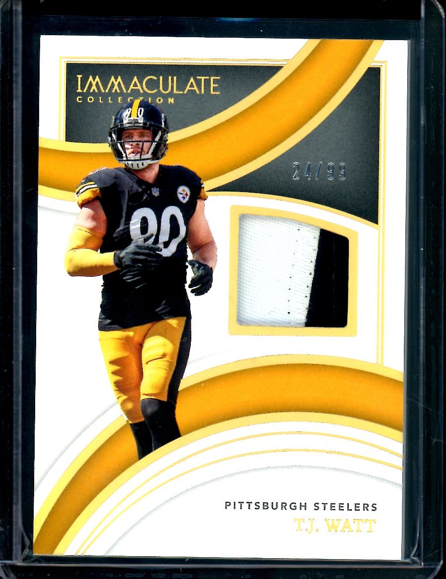 2022 Panini Immaculate T.J. Watt Patch /99 Steelers