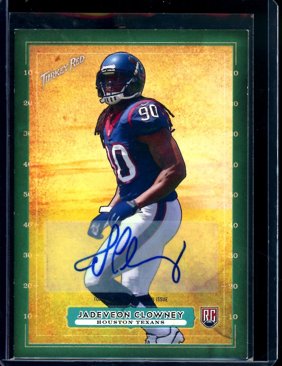 2014 Panini Turkey Red Jadeveon Clowney Rookie Auto /10 Texans