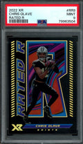 2022 Panini XR Chris Olave Rookie Rated R PSA 9 Saints