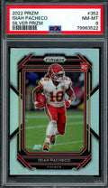 2022 Panini Prizm Isiah Pacheco Rookie Silver PSA 8 Chiefs