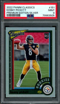 2022 Panini Classics Kenny Pickett Rookie Silver PSA 9 Steelers