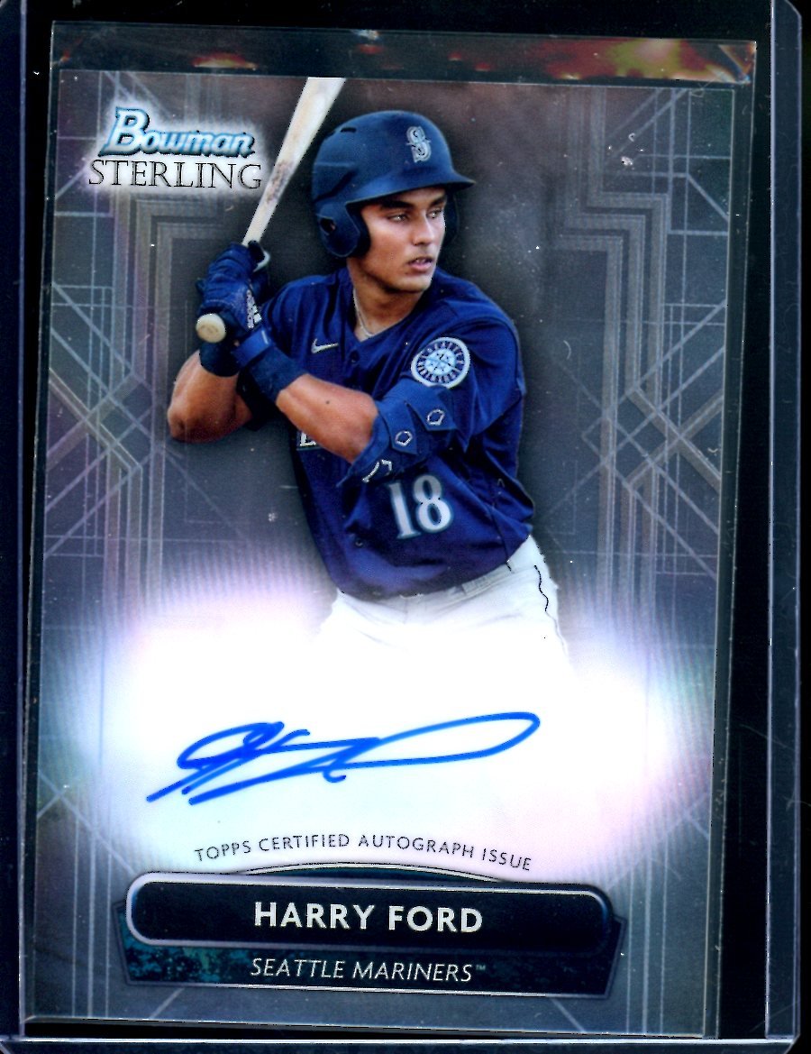2022 Topps Bowman Sterling Harry Ford Auto Mariners