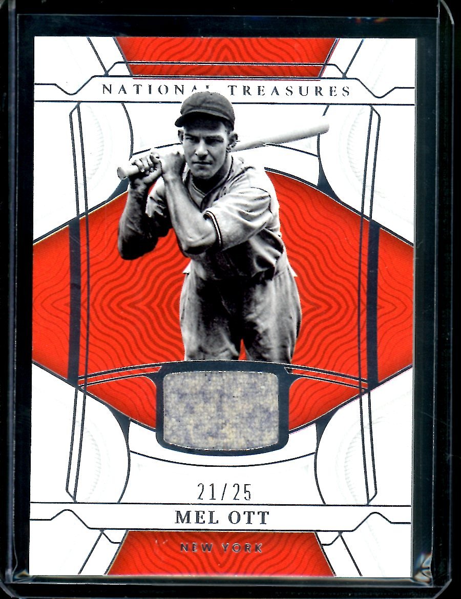 2022 Panini National Treasures Mel Ott Patch /25 Mets