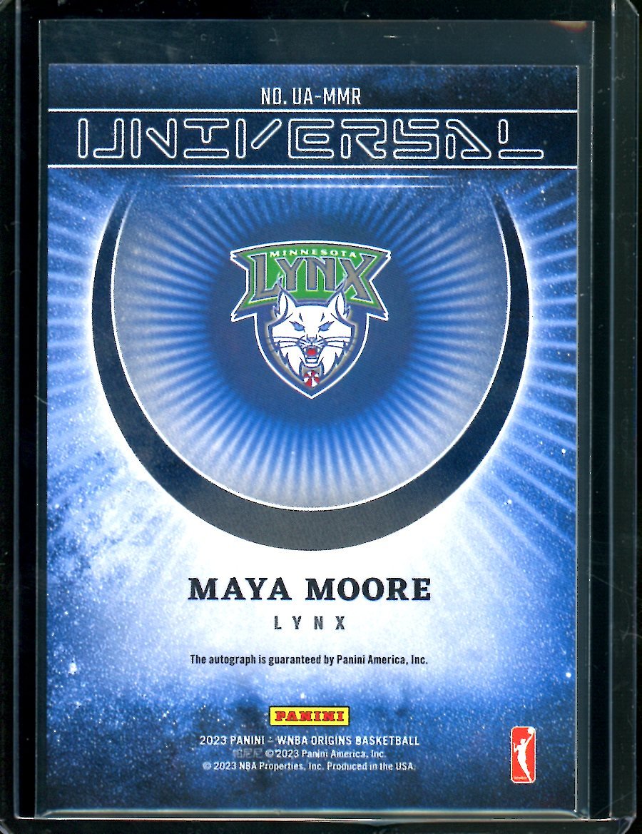 2023 Panini Origins Maya Moore Universal Auto Lynx