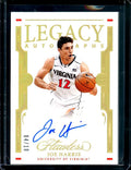 2021 Panini Flawless Collegiate Joe Harris Legacy Autographs Gold /10 Virginia