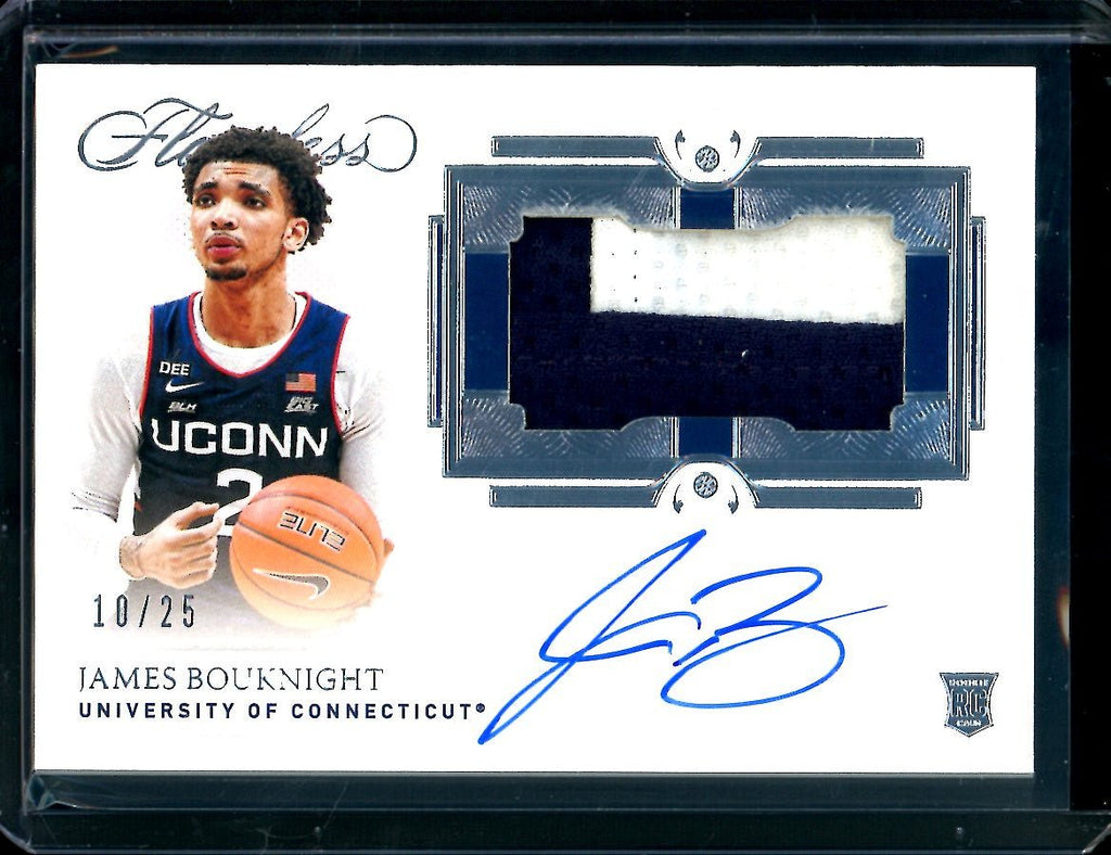 2021 Panini Flawless Collegiate James Bouknight Rookie RPA Silver /25 UCONN