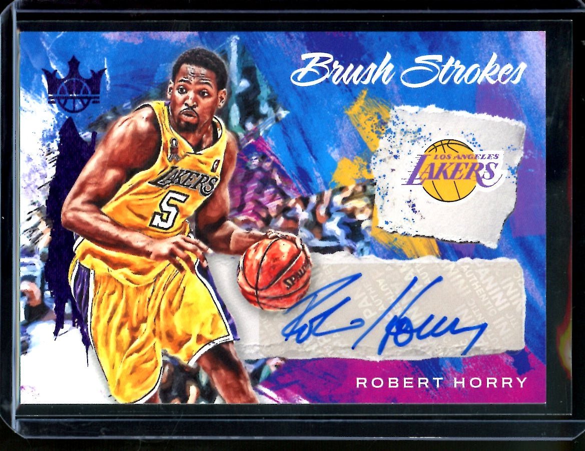 2022/23 Panini Court Kings Robert Horry Brush Strokes Auto /35 Lakers