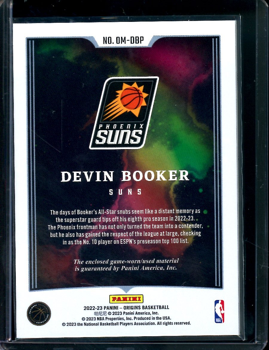 2022/23 Panini Origins Devin Booker Patch Suns