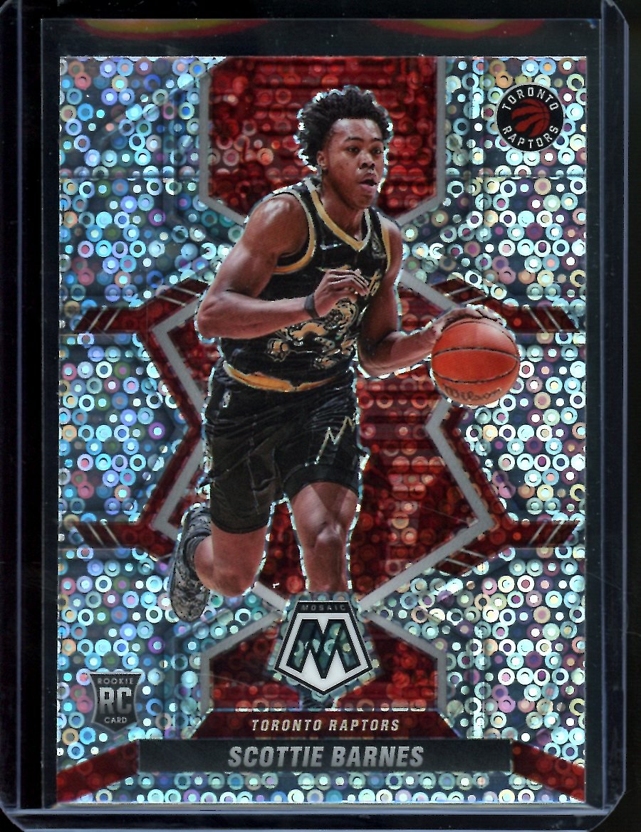 2021/22 Panini Mosaic Scottie Barnes Rookie Disco Raptors