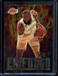 2022/23 Panini Select LeBron James En Fuego Lakers