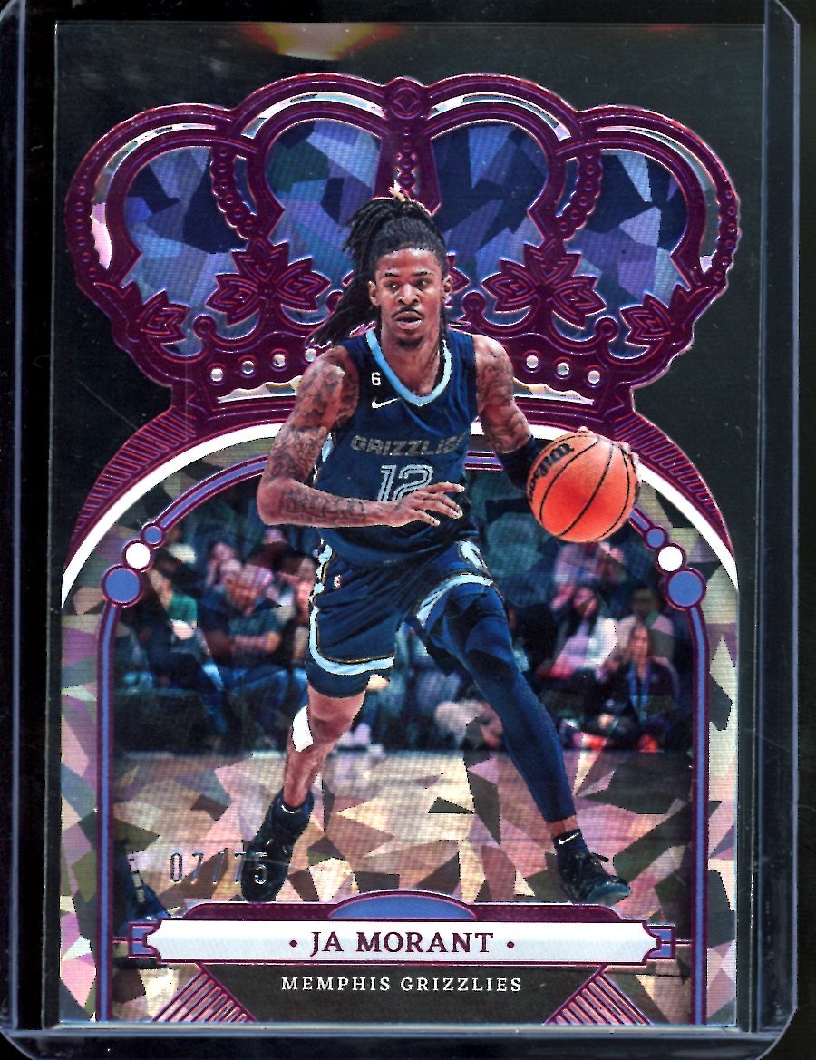 2022/23 Panini Crown Royale Ja Morant Pink Ice /75 Grizzlies