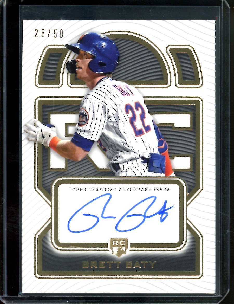 2023 Topps Definitive Brett Baty Rookie Auto /50 Mets