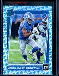 2021 Panini Optic Amon-Ra St. Brown Rookie Rocket SSP Lions