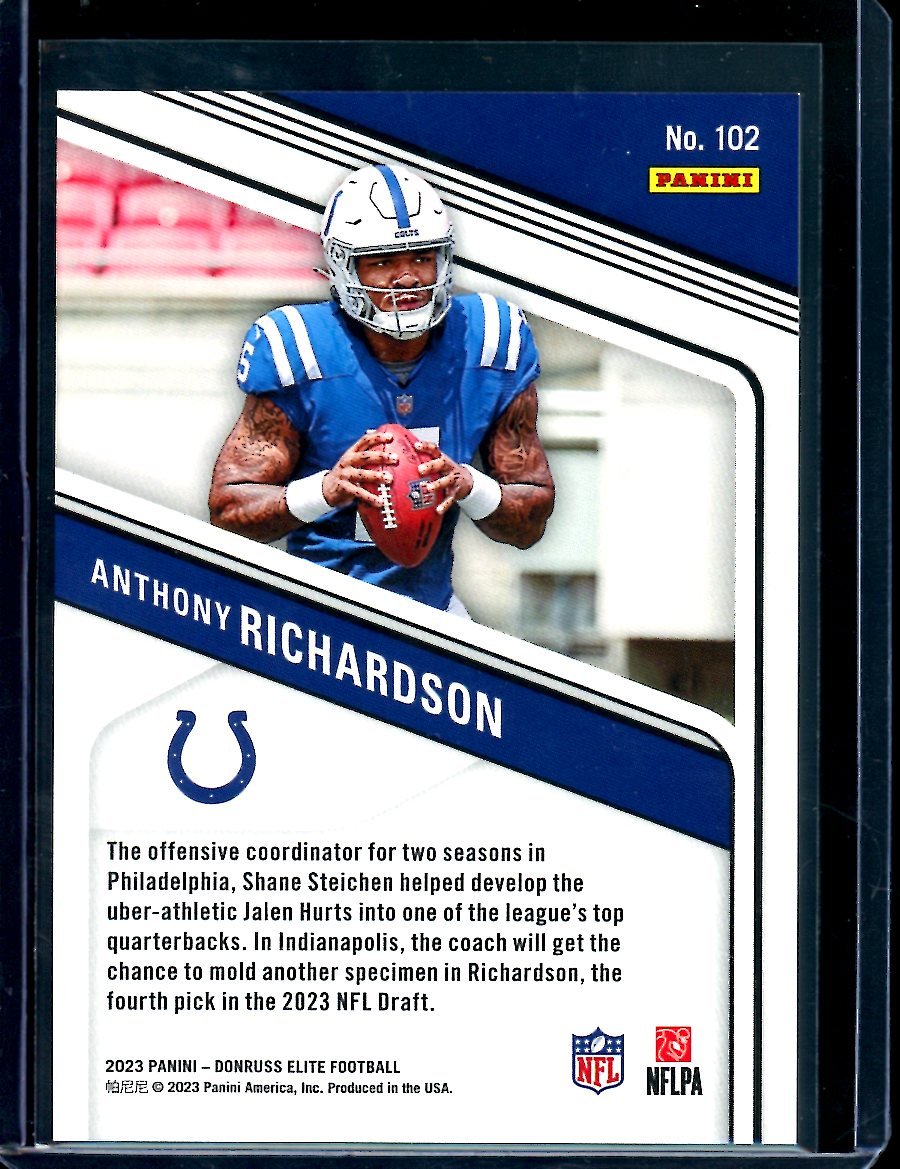 2023 Panini Elite Anthony Richardson Rookie Red Stars /299 Colts