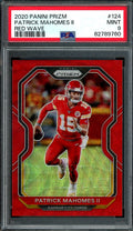 2020 Panini Prizm Patrick Mahomes II Red Wave /149 PSA 9 Chiefs