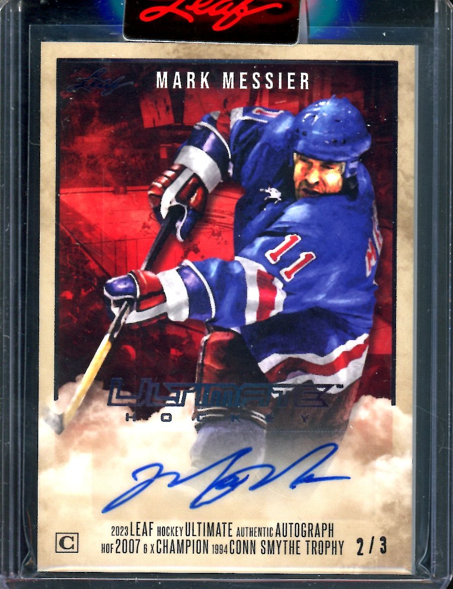 2023 Leaf Ultimate Hockey Mark Messier Auto /3