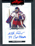 2023 Leaf Ultimate Hockey Mike Richter Inscriptions Auto /25