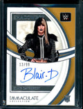2022 Panini Immaculate Blair Davenport Shadowbox Auto /99 WWE
