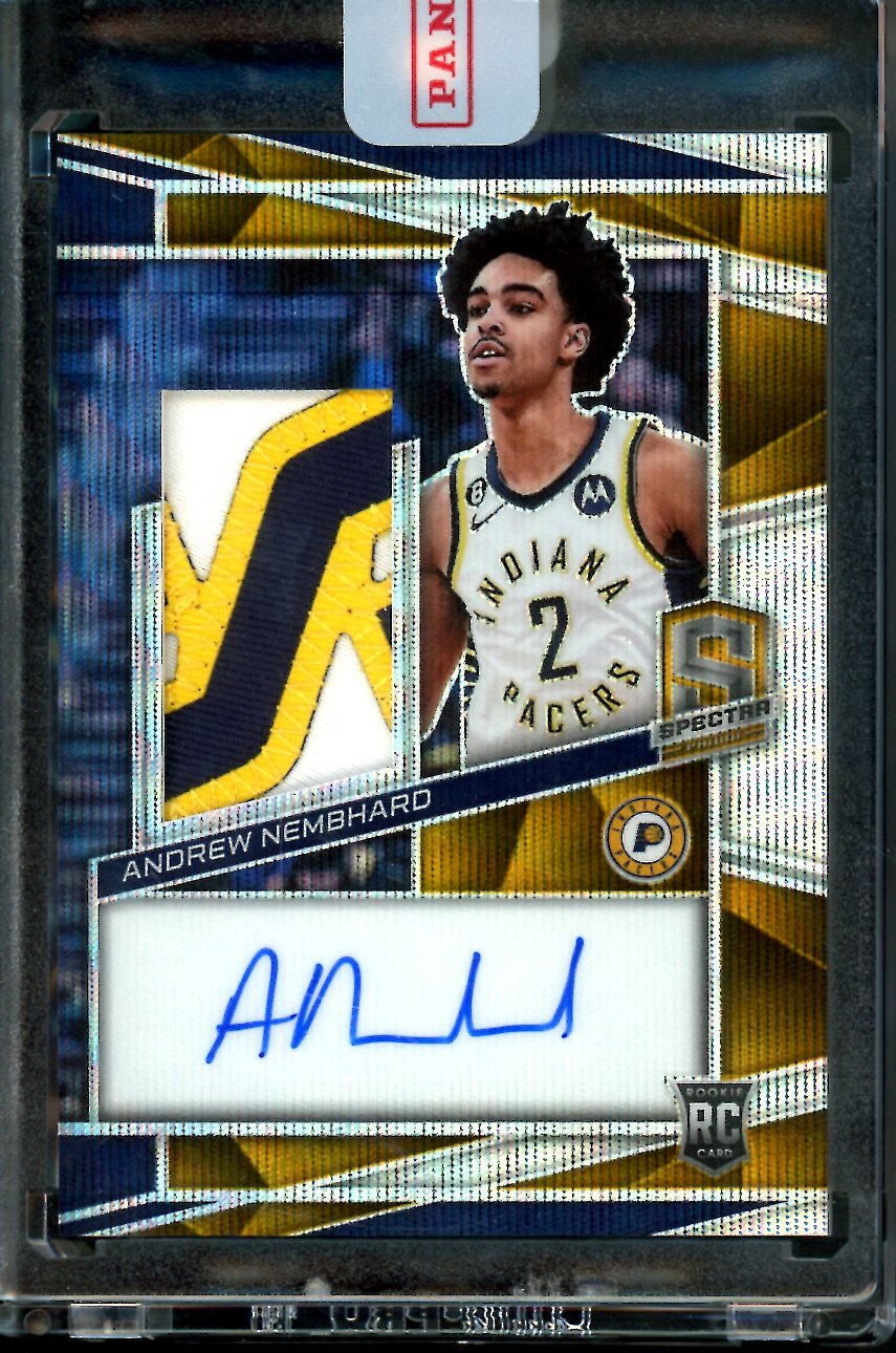 2022/23 Panini Spectra Andrew Nembhard Rookie RPA /3 Pacers