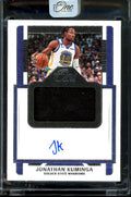 2022/23 Panini One & One Jonathan Kuminga Patch Auto /99 Warriors