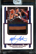 2022/23 Panini One & One Christian Laettner Patch Auto Red /21 Wizards