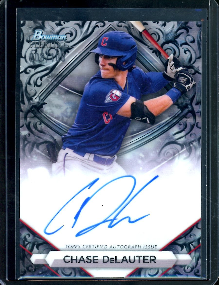 2023 Bowman Sterling Chase DeLauter Auto /100 Guardians