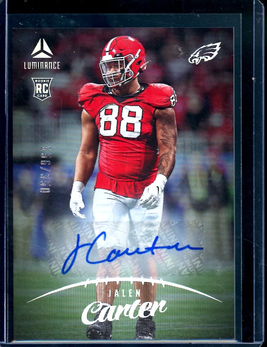 2023 Panini Luminence Jalen Carter Rookie Auto /350 Eagles