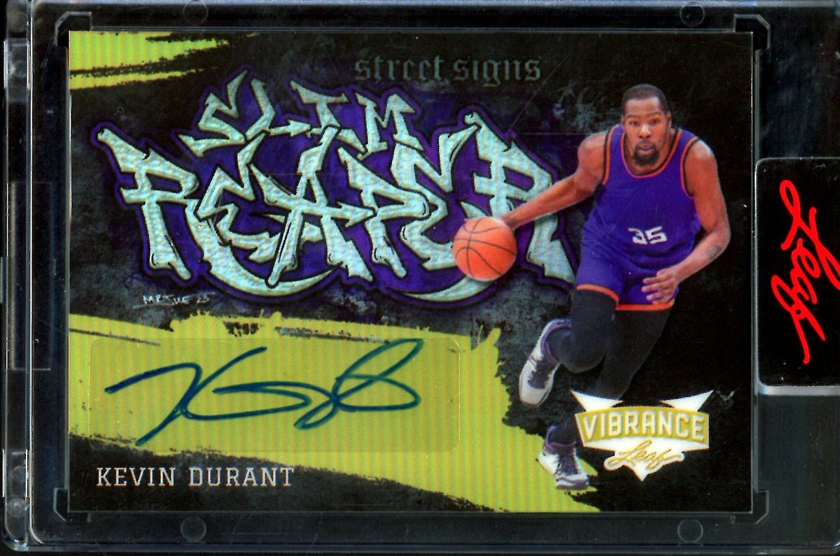 2023 Leaf Vibrance Kevin Durant Street Signs "Slim Reaper" Auto Suns