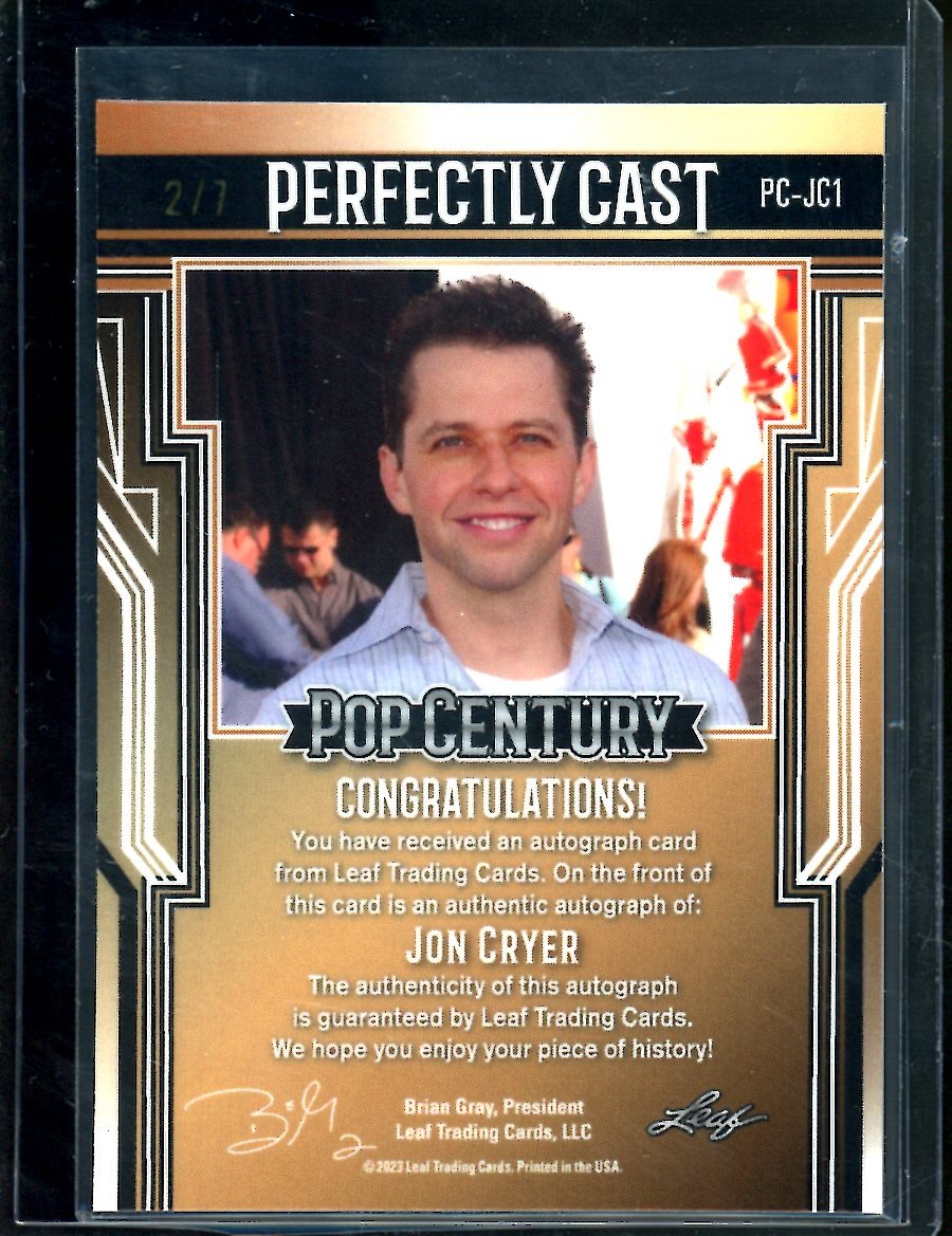 2023 Leaf Pop Century Jon Cryer Perfectly Cast Auto /7