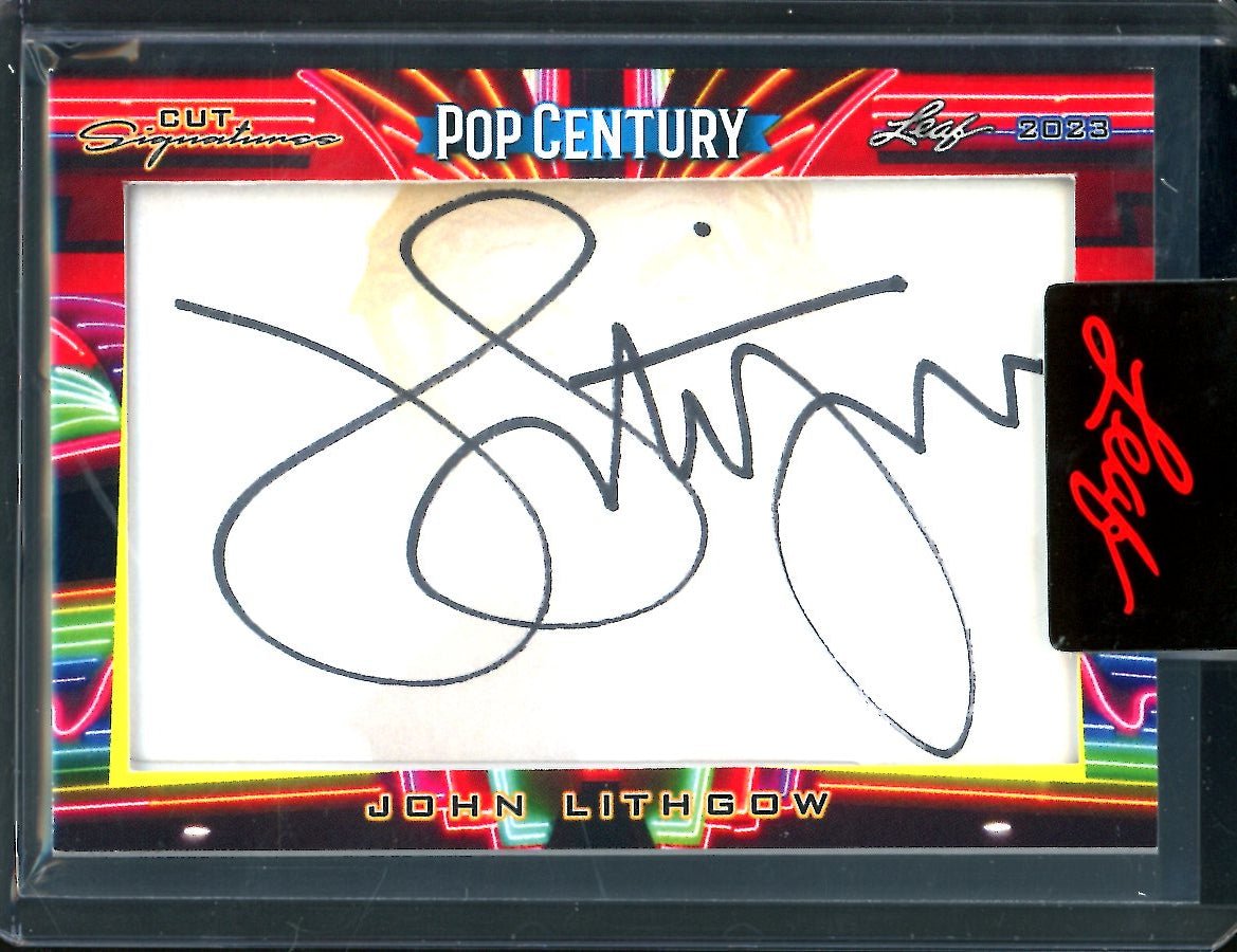 2023 Leaf Pop Century John Lithgow Cut Signatures Auto
