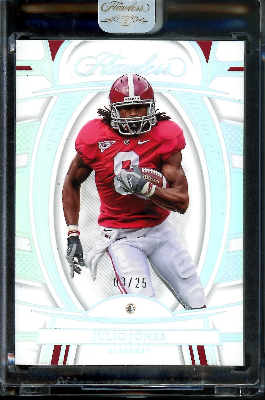 2023 Panini Flawless Collegiate Julio Jones Diamond /25 Alabama