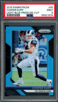 2018 Panini Prizm Cooper Kupp Light Blue Die Cut /199 PSA 9 Rams