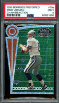 1999 Donruss Preferred Troy Aikman Chain Reaction /5000 PSA 9 Cowboys