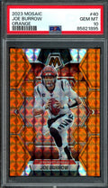 2023 Panini Mosaic Joe Burrow Orange /199 PSA 10 Bengals