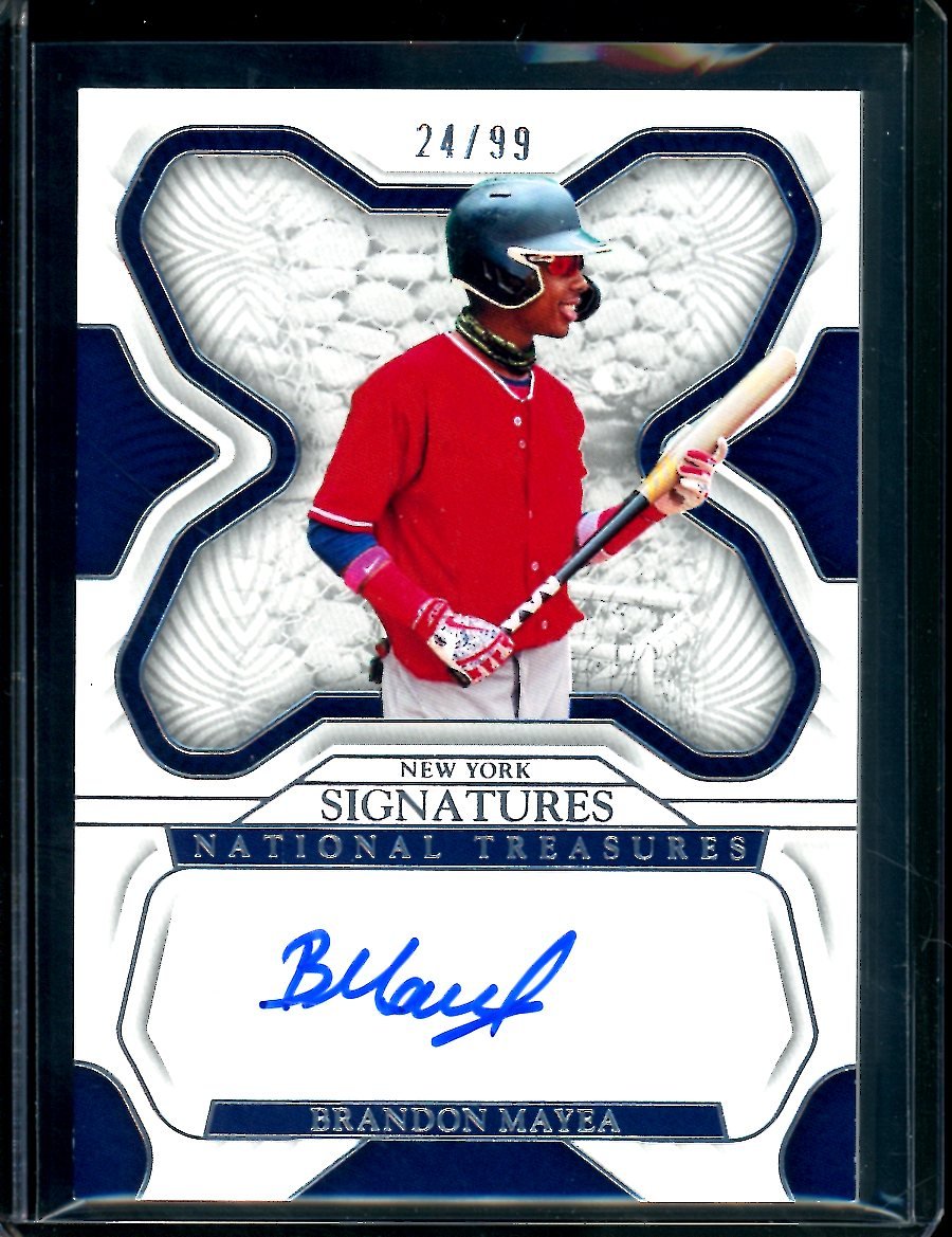 2023 Panini National Treasures Brandon Mayea Auto /99 Yankees
