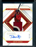 2023 Panini National Treasures Druw Jones Diamond Patch Auto Gold /25 Diamondbacks