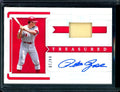 2023 Panini National Treasures Pete Rose Treasures Patch Auto Holo Silver /10 Reds