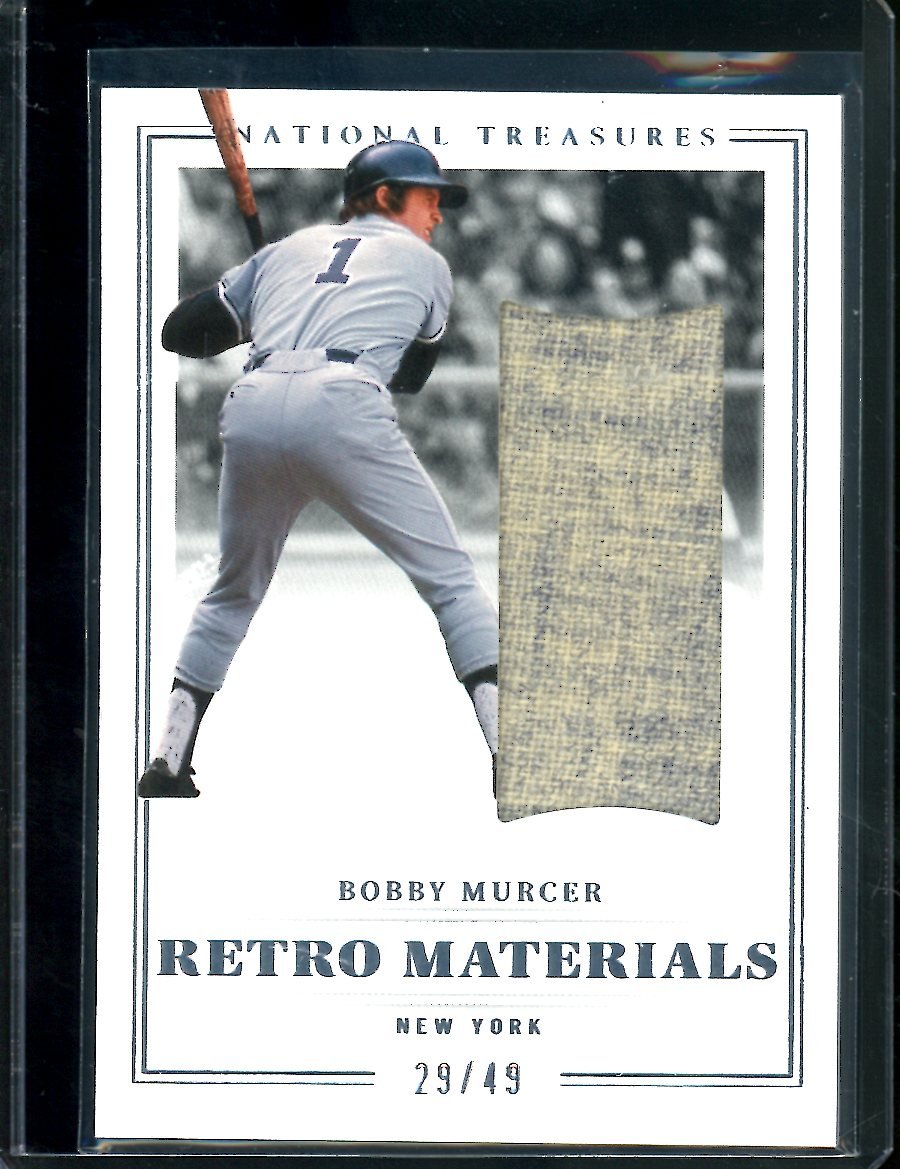 2023 Panini National Treasures Bobby Murcer Retro Materials Patch /49 Yankees