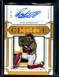 2023 Panini National Treasures Endy Rodriguez Ecklar's Choice Patch Auto /49 Pirates